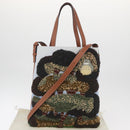 LOEWE × Studio Ghibli My Neighbor Totoro Bag 2way Brown Silver Auth 167153SM-12
