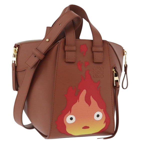 LOEWE × Ghibli Calcifer Howl's Moving Castle Hammock Leather 2way Auth 167155SM