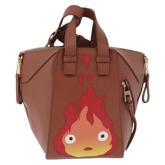 LOEWE × Ghibli Calcifer Howl's Moving Castle Hammock Leather 2way Auth 167155SM