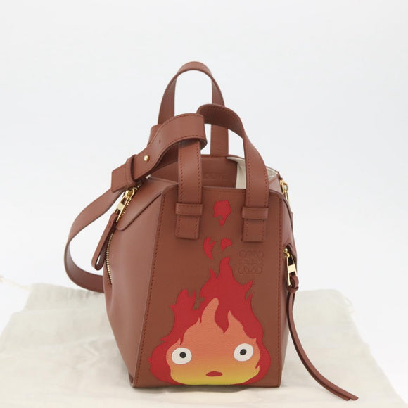 LOEWE × Ghibli Calcifer Howl's Moving Castle Hammock Leather 2way Auth 167155SM