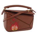 LOEWE × Studio Ghibli Calcifer Puzzle Bag Mini Bag Leather 2way Auth 167156SM-1