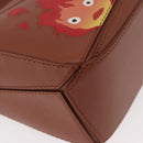 LOEWE × Studio Ghibli Calcifer Puzzle Bag Mini Bag Leather 2way Auth 167156SM-16