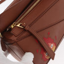 LOEWE × Studio Ghibli Calcifer Puzzle Bag Mini Bag Leather 2way Auth 167156SM-22