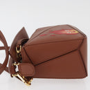 LOEWE × Studio Ghibli Calcifer Puzzle Bag Mini Bag Leather 2way Auth 167156SM-4