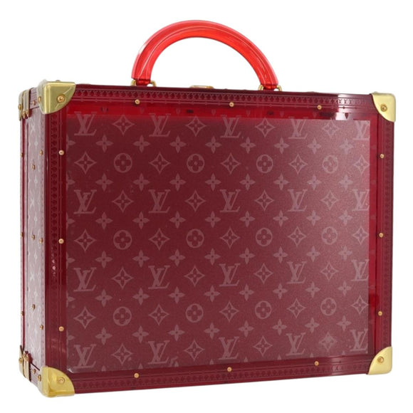 LOUIS VUITTON Monogram See Through Cotoville 40 Trunk Glass M13182 Auth 167157SM