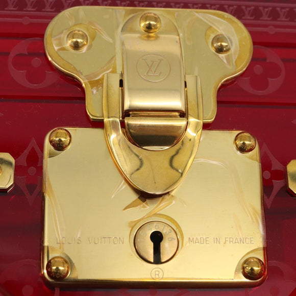 LOUIS VUITTON Monogram See Through Cotoville 40 Trunk Glass M13182 Auth 167157SM