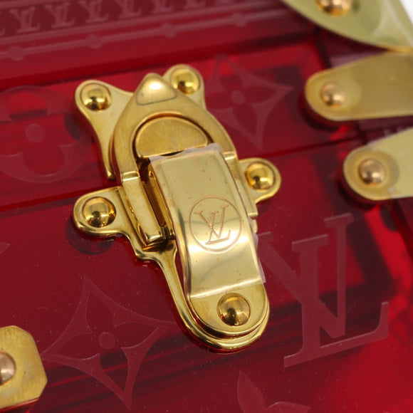 LOUIS VUITTON Monogram See Through Cotoville 40 Trunk Glass M13182 Auth 167157SM