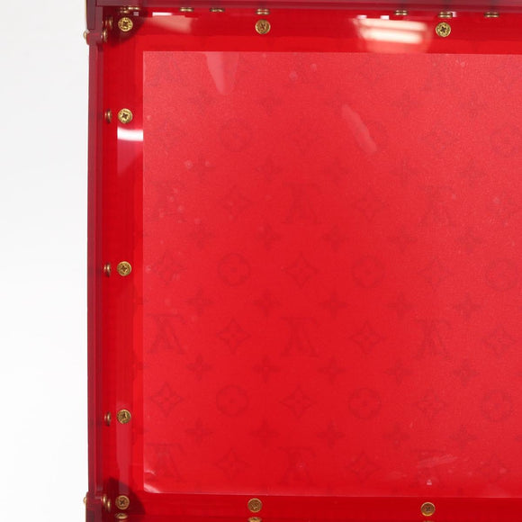 LOUIS VUITTON Monogram See Through Cotoville 40 Trunk Glass M13182 Auth 167157SM