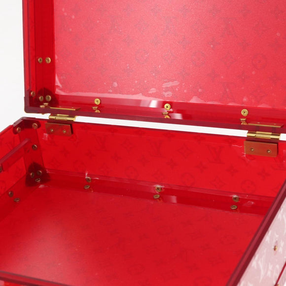 LOUIS VUITTON Monogram See Through Cotoville 40 Trunk Glass M13182 Auth 167157SM