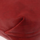 SAINT LAURENT Teddy Kleine Schoudertas Leer Rood Zilver Origineel 167159A-10