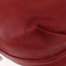 SAINT LAURENT Teddy Kleine Schoudertas Leer Rood Zilver Origineel 167159A-18