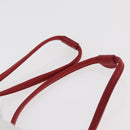 SAINT LAURENT Teddy Kleine Schoudertas Leer Rood Zilver Origineel 167159A-14