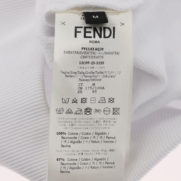 FENDI x FRGMT x POKÉMON Parker Kairyu Cotton M White Auth 167161SM