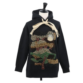 LOEWE × Studio Ghibli Hoodie My Neighbor Totoro Cotton S Black Auth 167162SM