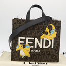 FENDI x FRGMT x POKÉMON Zucca Canvas Dragonfly Bag 2way Black Auth 167165SAM-12