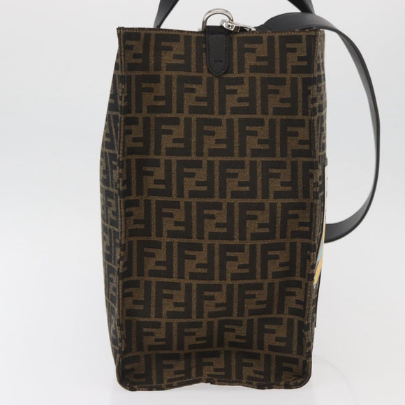FENDI x FRGMT x POKÉMON Zucca Canvas Dragonfly Bag 2way Black Auth 167165SAM