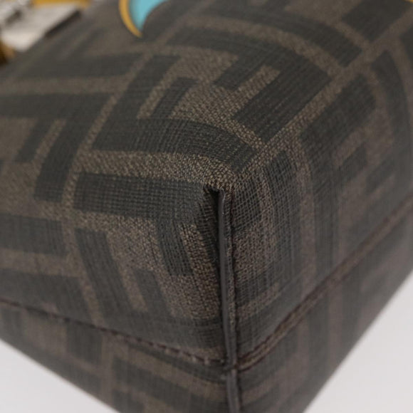 FENDI x FRGMT x POKÉMON Zucca Canvas Dragonite Bag 2way Black Auth 167166SM
