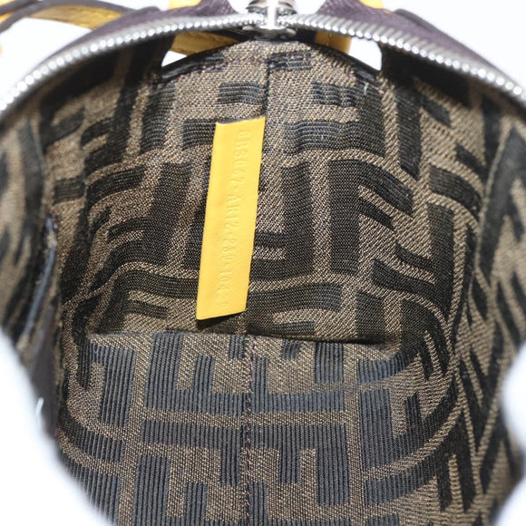 FENDI x FRGMT x POKÉMON Zucca Canvas Dragonite Bag 2way Black Auth 167166SM