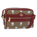 GUCCI Micro GG Supreme Doraemon x Fujiko-Pro Bag PVC Beige 647784 Auth 167167SM-1