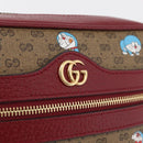 GUCCI Micro GG Supreme Doraemon x Fujiko-Pro Bag PVC Beige 647784 Auth 167167SM-15