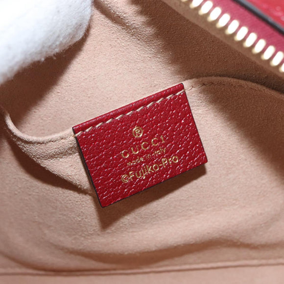 GUCCI Micro GG Supreme Doraemon x Fujiko-Pro Bag PVC Beige 647784 Auth 167167SM