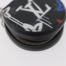 LOUIS VUITTON Monogram Eclipse Etui Earphones Kopfhörerhülle GI0844 Auth 167170M-14