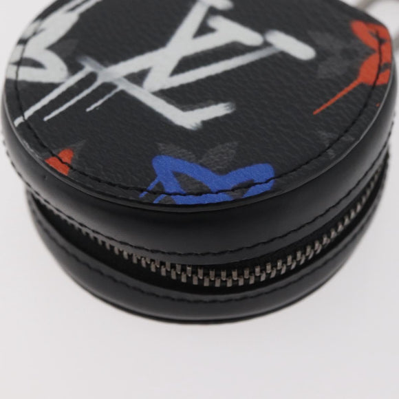 LOUIS VUITTON Monogram Eclipse Etui Earphones Kopfhörerhülle GI0844 Auth 167170M