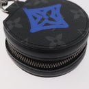 LOUIS VUITTON Monogram Eclipse Etui Earphones Kopfhörerhülle GI0844 Auth 167170M-16