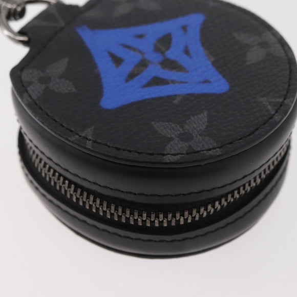 LOUIS VUITTON Monogram Eclipse Etui Earphones Kopfhörerhülle GI0844 Auth 167170M