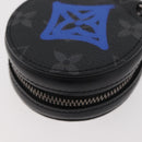 LOUIS VUITTON Monogram Eclipse Etui Earphones Kopfhörerhülle GI0844 Auth 167170M-17