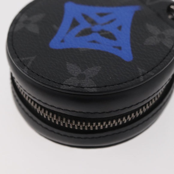 LOUIS VUITTON Monogram Eclipse Etui Earphones Kopfhörerhülle GI0844 Auth 167170M