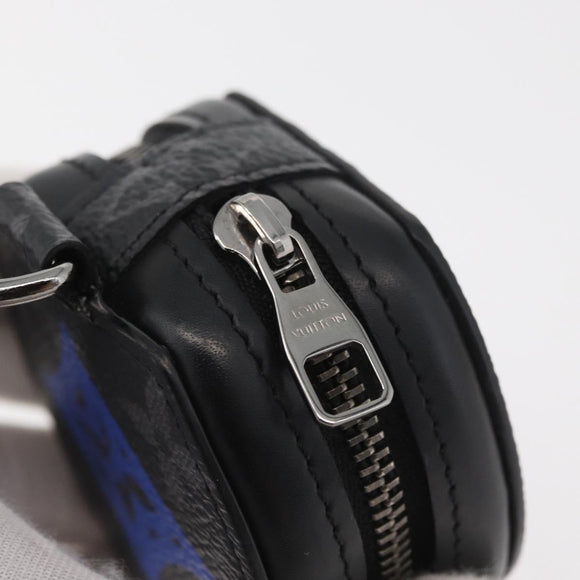 LOUIS VUITTON Monogram Eclipse Etui Earphones Kopfhörerhülle GI0844 Auth 167170M