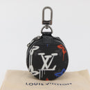 LOUIS VUITTON Monogram Eclipse Etui Earphones Kopfhörerhülle GI0844 Auth 167170M-12