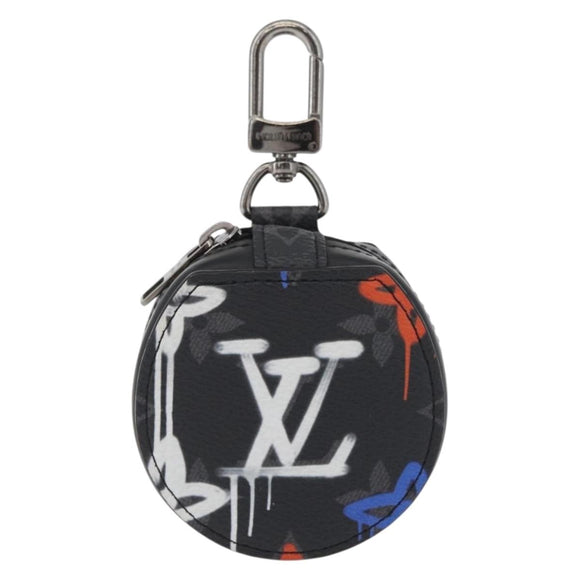 LOUIS VUITTON Monogram Eclipse Etui Earphones Kopfhörerhülle GI0844 Auth 167170M