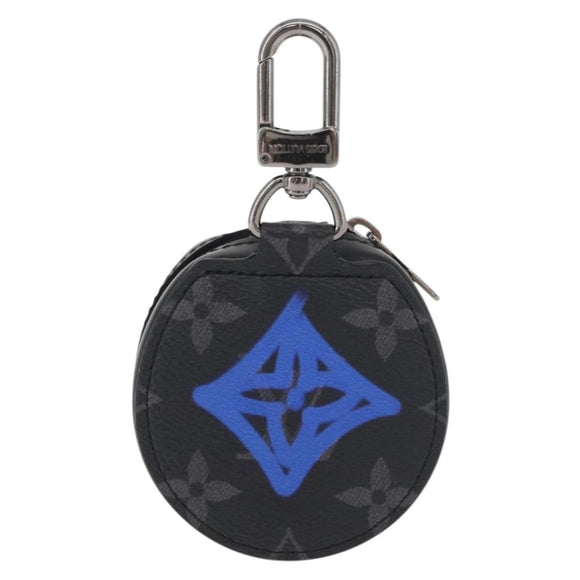 LOUIS VUITTON Monogram Eclipse Etui Earphones Kopfhörerhülle GI0844 Auth 167170M