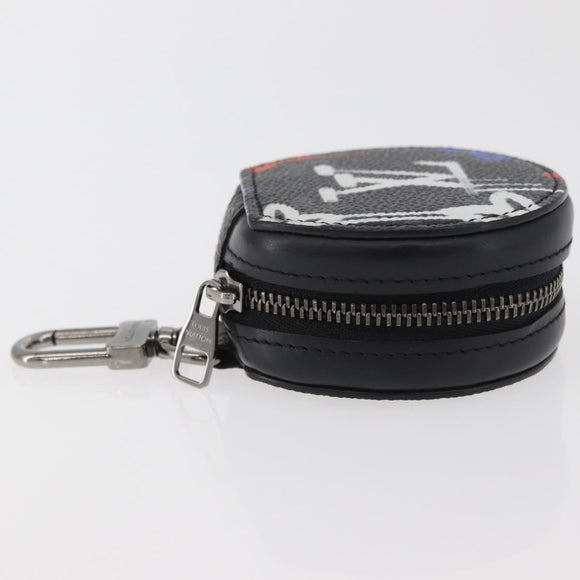 LOUIS VUITTON Monogram Eclipse Etui Earphones Kopfhörerhülle GI0844 Auth 167170M