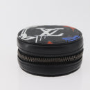 LOUIS VUITTON Monogram Eclipse Etui Earphones Kopfhörerhülle GI0844 Auth 167170M-5