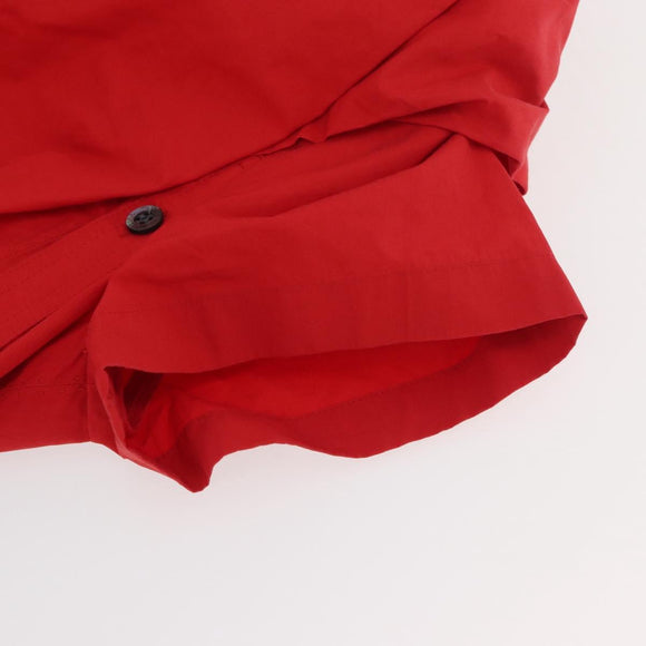 LOUIS VUITTON One Piece Cotton Red LV Auth 167171A