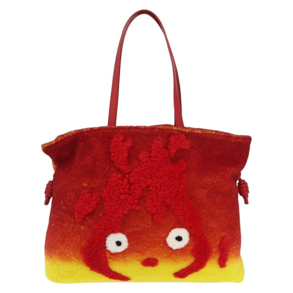 LOEWE × Studio Ghibli Howl's Moving Castle Flamenco Clutch XL Red Auth 167173SM