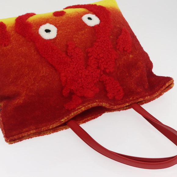 LOEWE × Studio Ghibli Howl's Moving Castle Flamenco Clutch XL Red Auth 167173SM