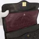 CHANEL Matelasse Bag Lamb Skin Paris limited model Black CC Auth 167175SM-25