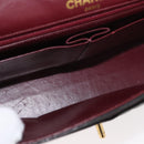 CHANEL Matelasse Bag Lamb Skin Paris limited model Black CC Auth 167175SM-9