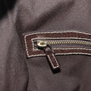 GUCCI Sherry Line Hand Bag Canvas Brown Gold 146002 Auth 167181V-24