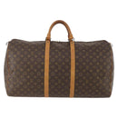 LOUIS VUITTON Monogram Keepall 60 Boston Bag M41422 LV Auth 167184-13