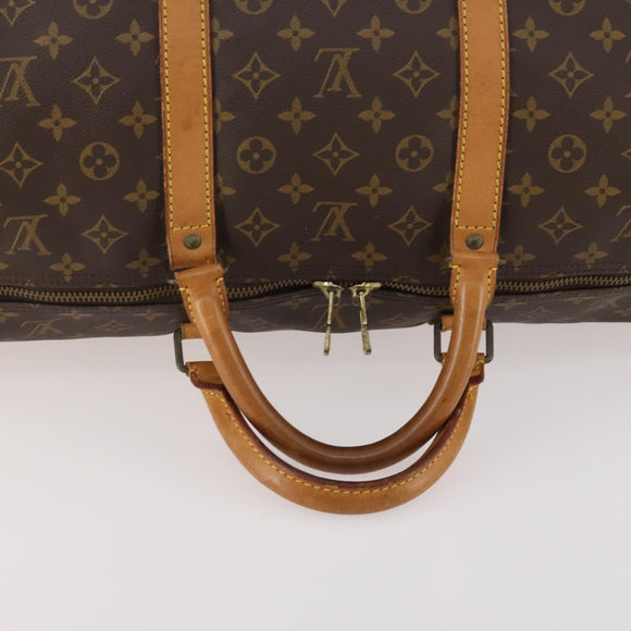 LOUIS VUITTON Monogram Keepall 60 Boston Bag M41422 LV Auth 167184