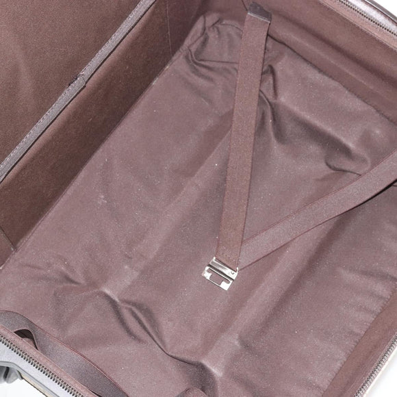 GUCCI GG Supreme Web Sherry Line Carry Case PVC Beige Silver 131170 Auth 167187A
