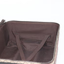 GUCCI GG Supreme Web Sherry Line Carry Case PVC Beige Silver 131170 Auth 167187A-32