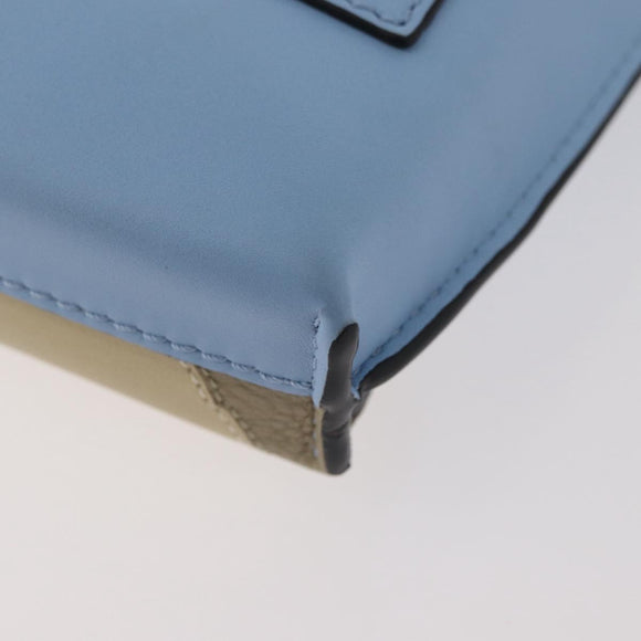 LOEWE LOEWE × Studio Ghibli My Neighbor Totoro Pouch Leather Blue Auth 167190SM