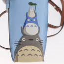 LOEWE LOEWE × Studio Ghibli My Neighbor Totoro Pouch Leather Blue Auth 167190SM-21
