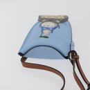LOEWE LOEWE × Studio Ghibli My Neighbor Totoro Pouch Leather Blue Auth 167190SM-6